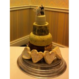 Cheese wedding cake