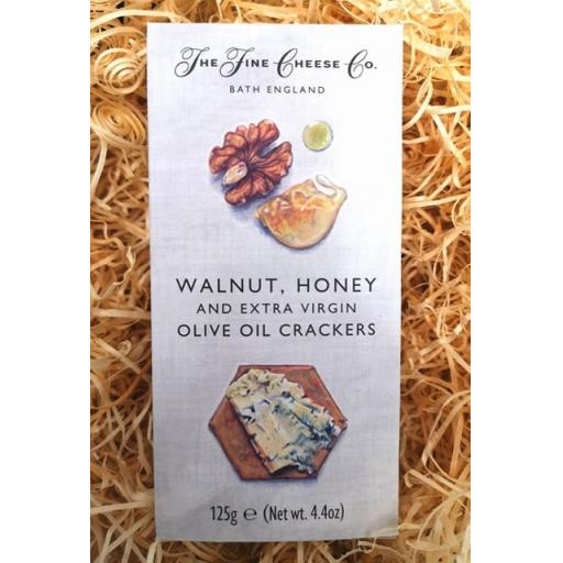 Walnut, Honey and Olive Oil Crackers